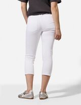 Caprihose - Twill - wei&szlig;