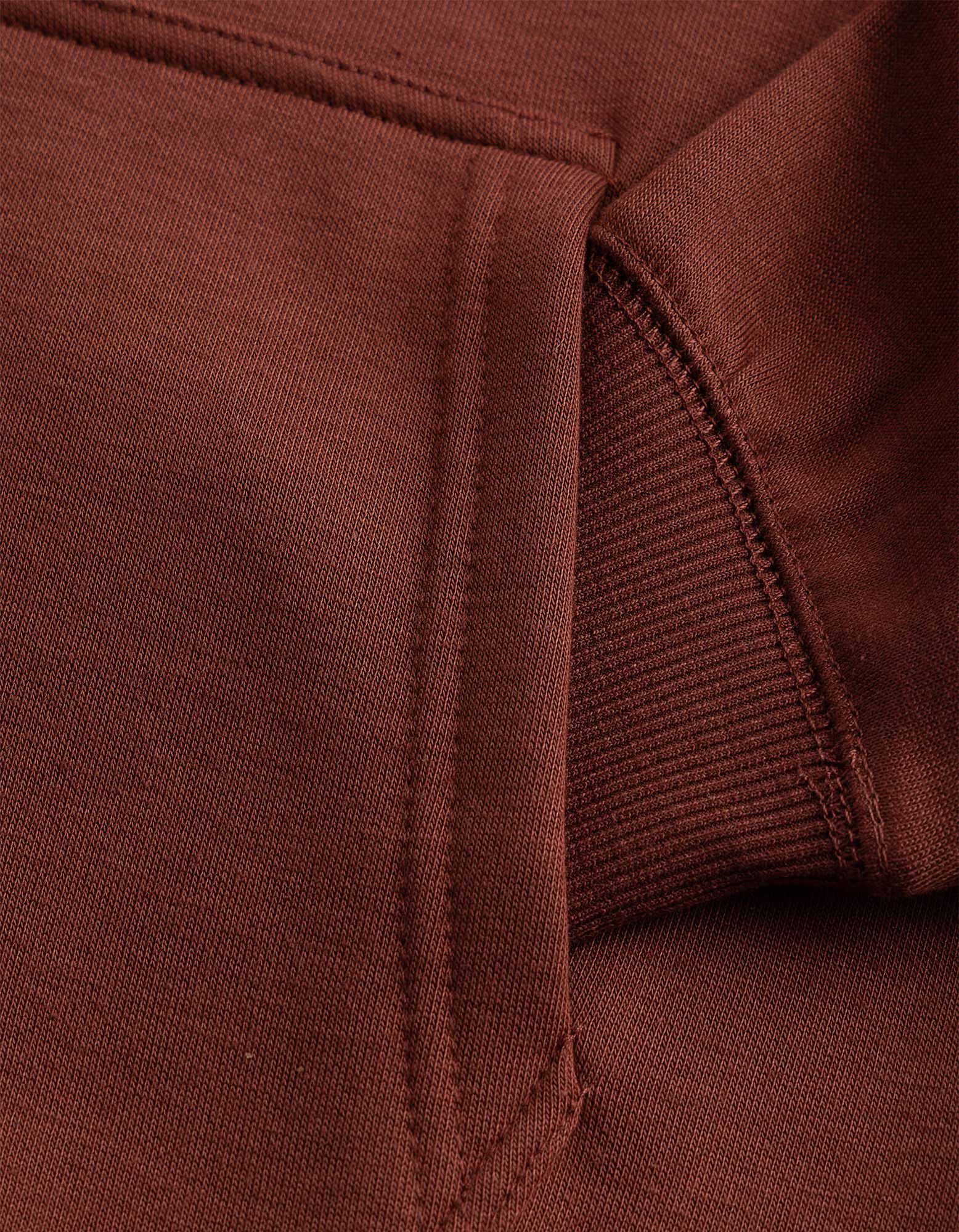 Hoodie - 3D-Applikation - Dunkelrot