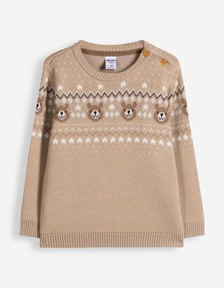 Pull-over - beige