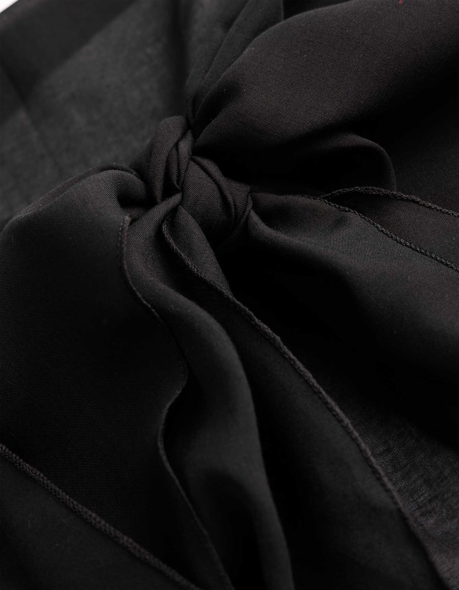 Tuch - einfarbig - schwarz