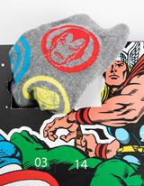 Adventskalender mit Socken - Marvel - blau