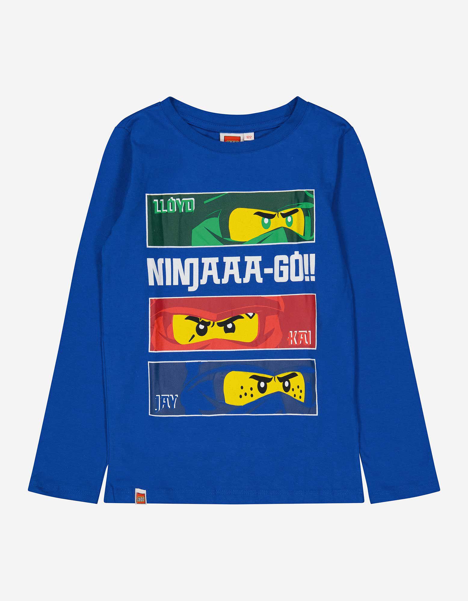 Maglia a manica lunga Lego Ninjago blu Takko Fashion