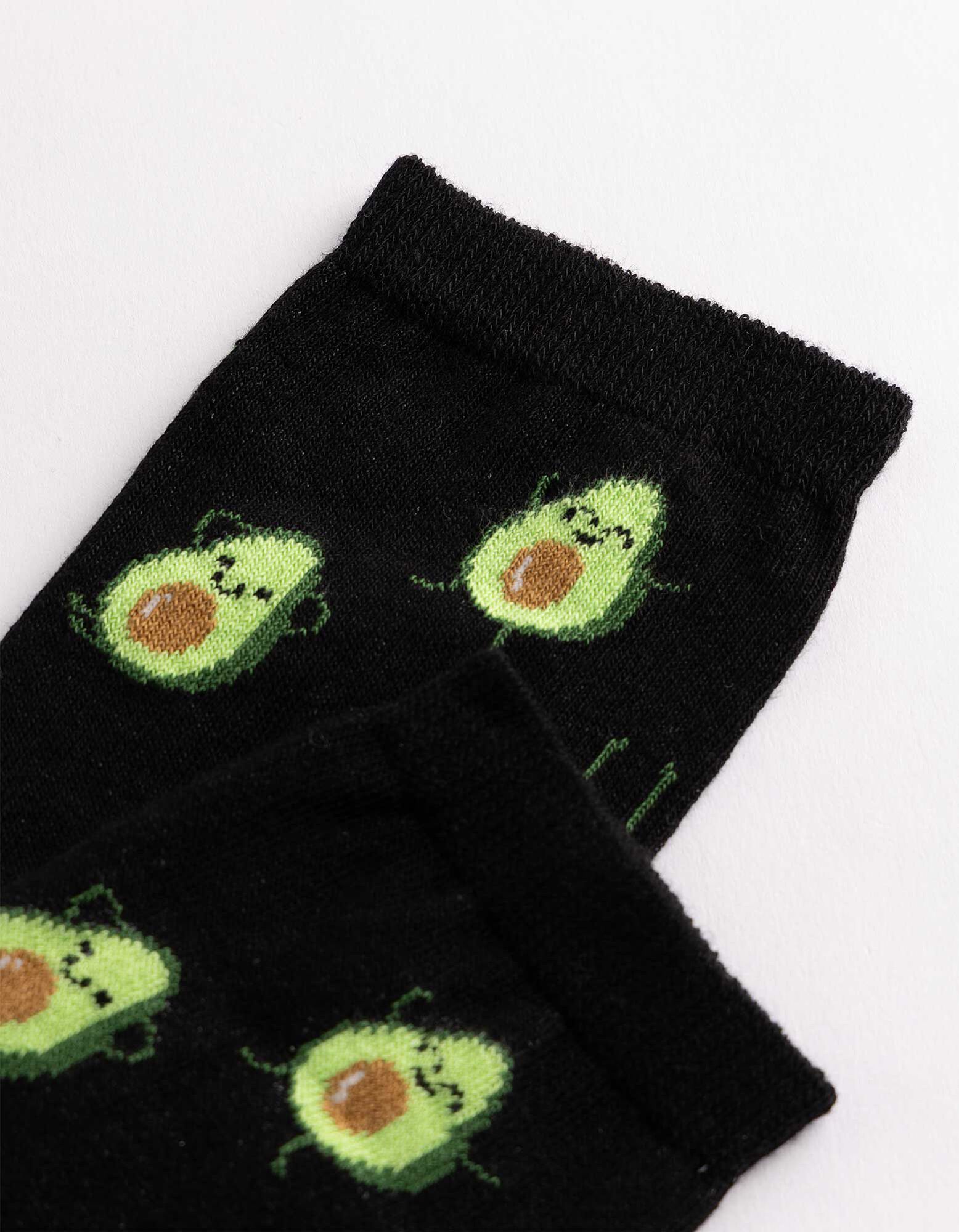 Socken - Allover-Muster - Schwarz