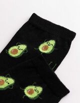 Socken - Allover-Muster - Schwarz