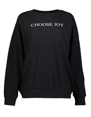 Damen Pullover mit Message-Print