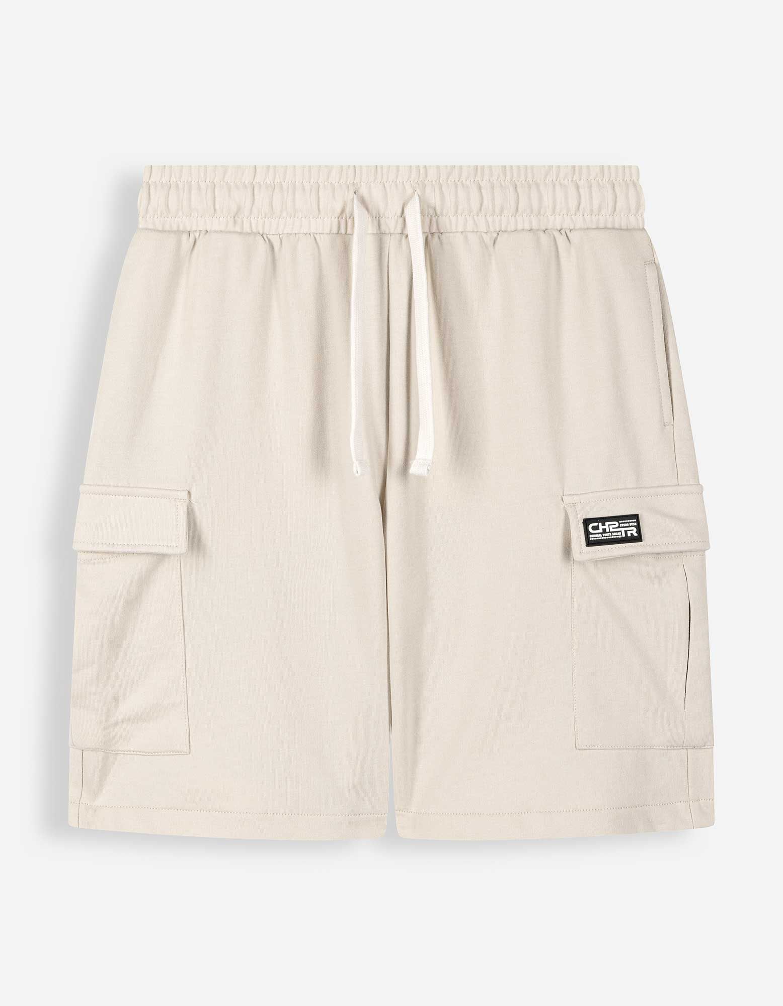Short cargo - Molleton - Beige