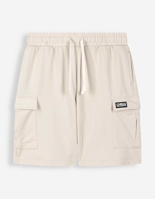 Cargoshorts - Sweat - beige