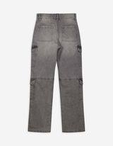 Jeans - Straight Fit - grau