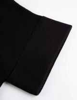 Camicia in maglia - Misto viscosa - nero