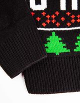 Pleteni pulover - crno