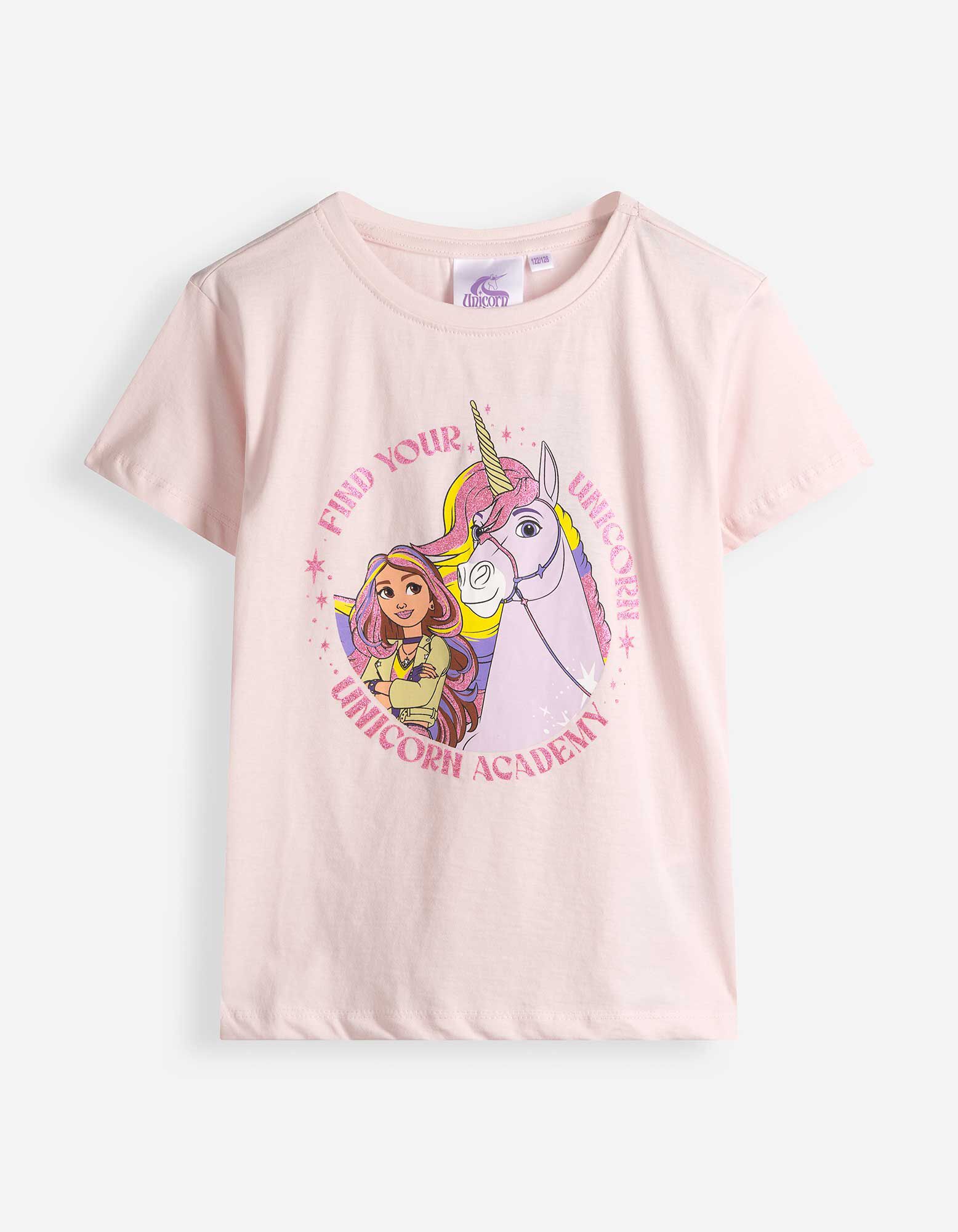 Tričko - Unicorn Academy - Růžov&aacute;