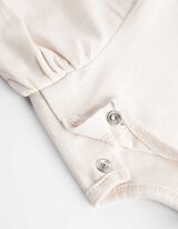 Tričko - Potlač - bezova