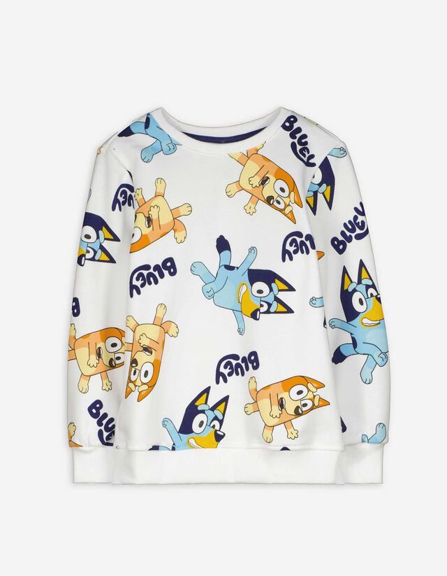 Felpa - Bluey - bianco