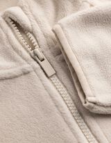 Fleecejacke - Oversized Fit - Off-White
