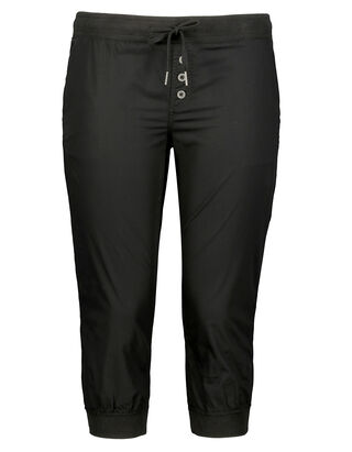 Damen Summertime Hose mit gerippten Abschl&uuml;ssen