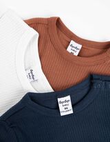 Body s dlhým rukávom - balenie po 3 kusoch