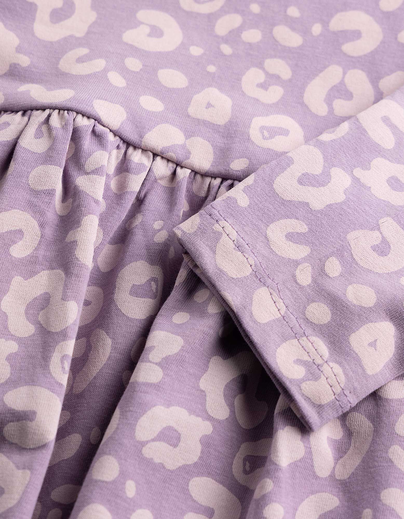 Jurk - Print all-over - Paars