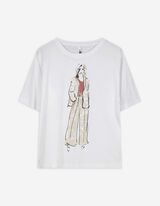 T-Shirt - Stickereien - weiß