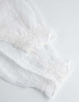 Palaidinė - Šifonas - baltas