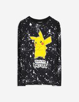 Tričko s dlhými rukávmi - Pokémon - cierna
