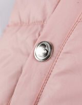 dugi prsluk - Vatirano - ruzicasta