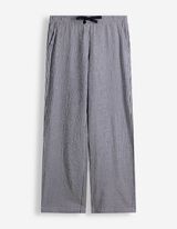 Pantalon de pyjama - Viscose m&eacute;lang&eacute;e - bleu fonc&eacute;