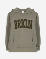 Hoodie - Applikation - dunkelgrün