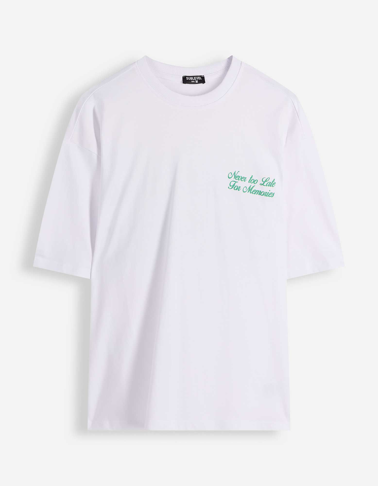 T-Shirt - R&uuml;ckenprint - wei&szlig;