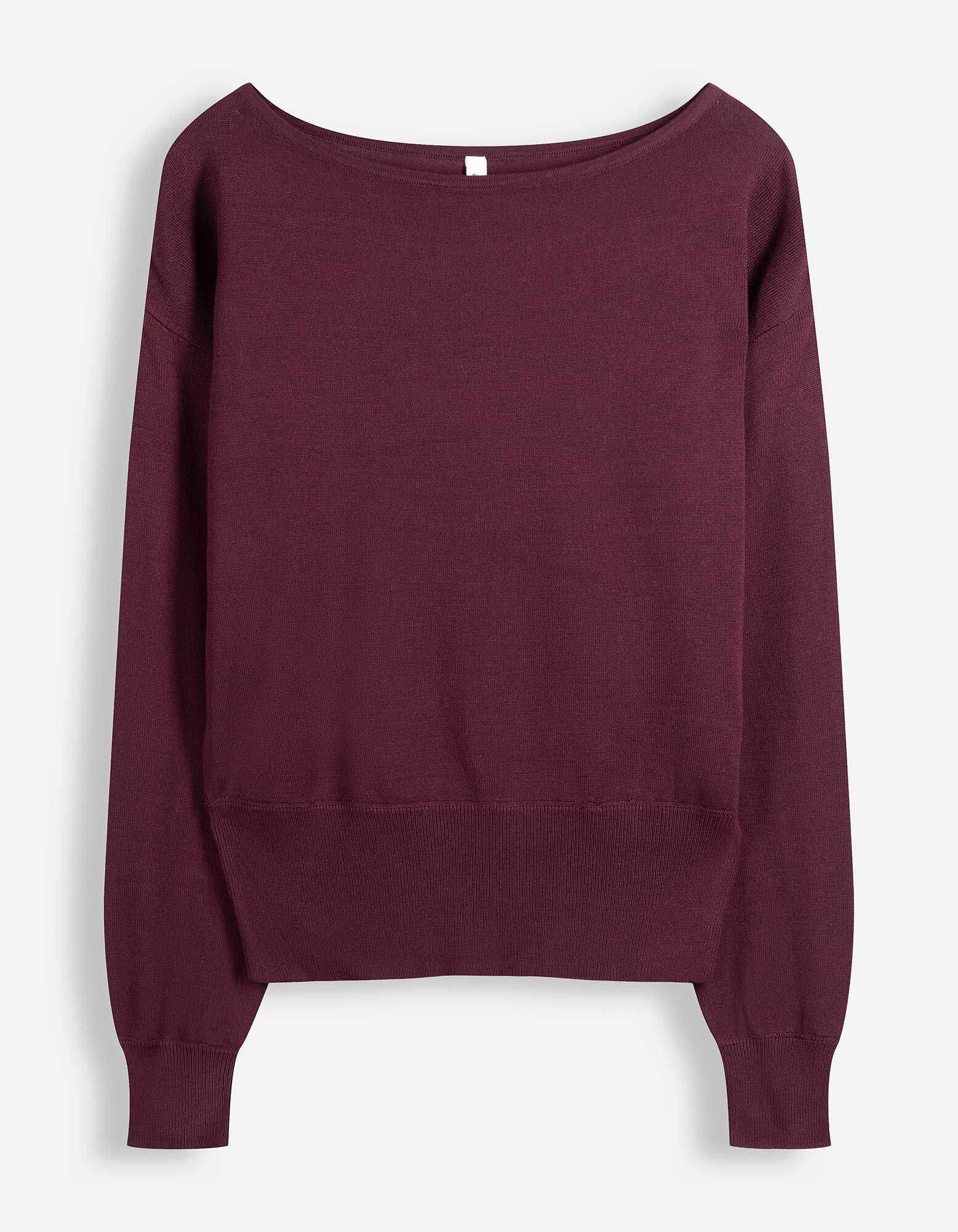 Pullover - U-Ausschnitt - Lila