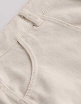 Short - Bords effrang&eacute;s - Blanc cass&eacute;