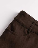 Hose - Skinny Fit - dunkelbraun