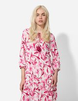 Šaty - Celoplošný vzor - pink