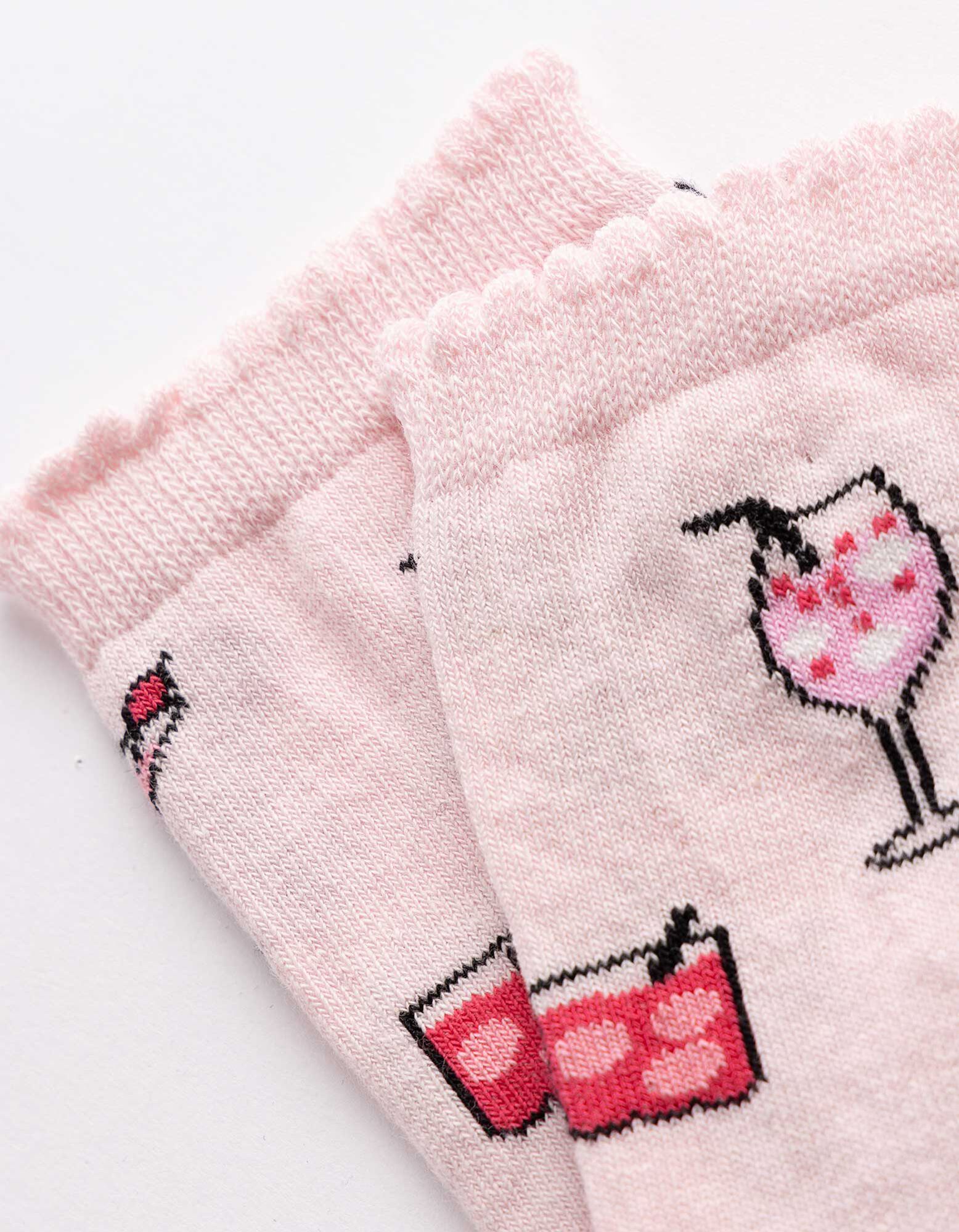 Socken - Lange Schaft - Rosa