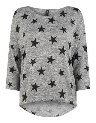 Damen Pullover mit Kettenmuster 