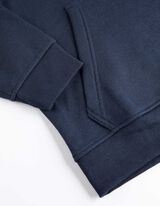 Hoodie - Baumwoll-Mix - dunkelblau
