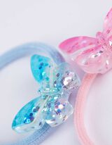 Set traka za kosu i &scaron;tipaljke za kosu - 8 pak - zuta