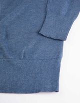 Dlhý kardigán - LENZING™ ECOVERO™ - svetlomodra