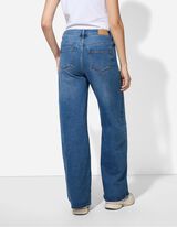 Jeans - Wide Fit - blu