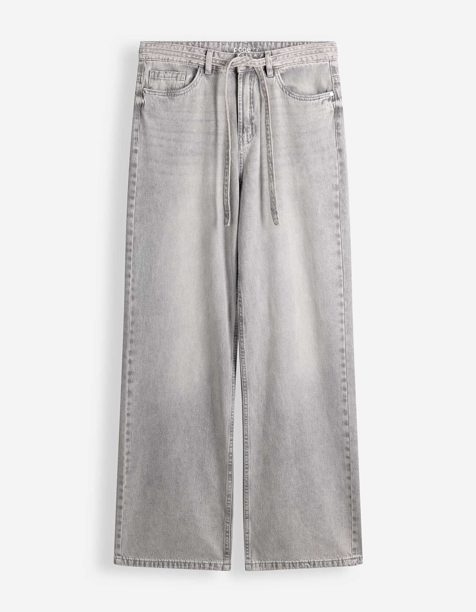 Jeans - Straight fit - grijs