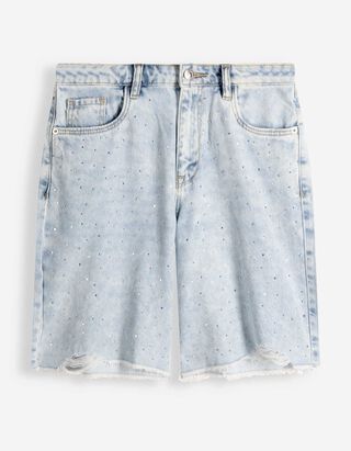 Bermudy  - Ozdobn&eacute; kam&iacute;nky - svetle  modra