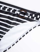 Slip de bikini - Polyester recyclé - Noir