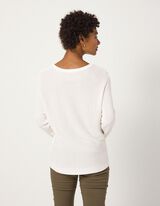 Trui - Vleermuismouwen - Off-White