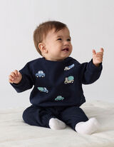 Coton - bleu fonc&eacute;