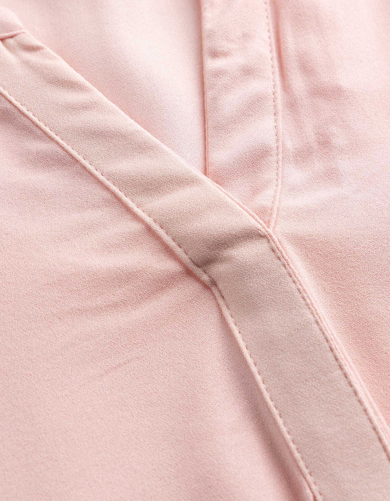 Blusentop - einfarbig - Rosa