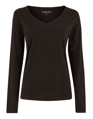 Damen Longsleeve aus Baumwolle 