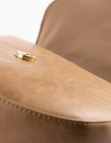 Tasche - Kunstleder - beige