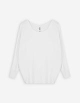 Pullover - Oversized Fit - weiß