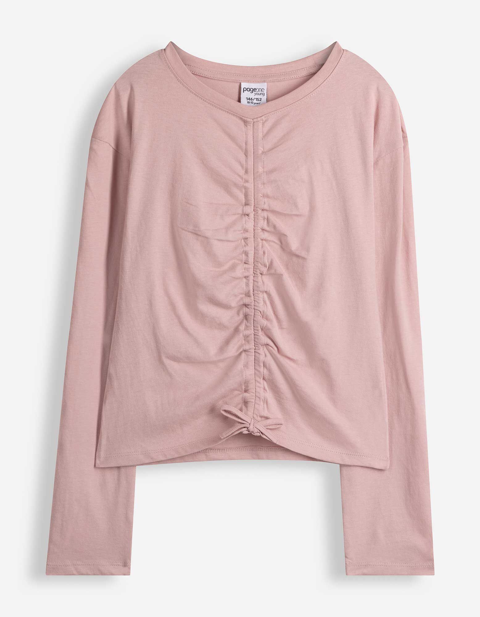 Longsleeve - Effen - Roze