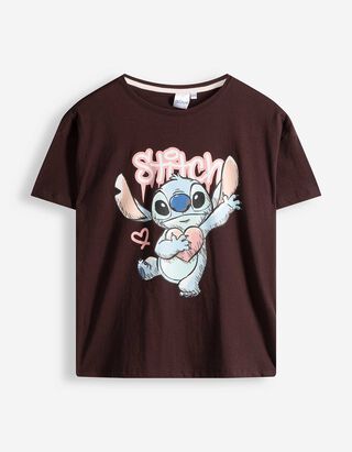 T-shirt - Lilo e Stitch - lilla scuro