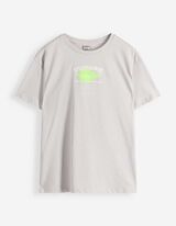 Tričko - Nadměrn&yacute; střih Oversized Fit - Světle &scaron;ed&aacute;